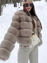 MADELYN - Manteau de fourrure