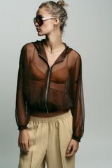 CHEMISE CAPUCHE ORGANZA