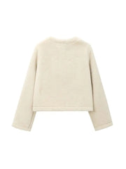 VESTE DOUBLE FACE À BRANDEBOURGS